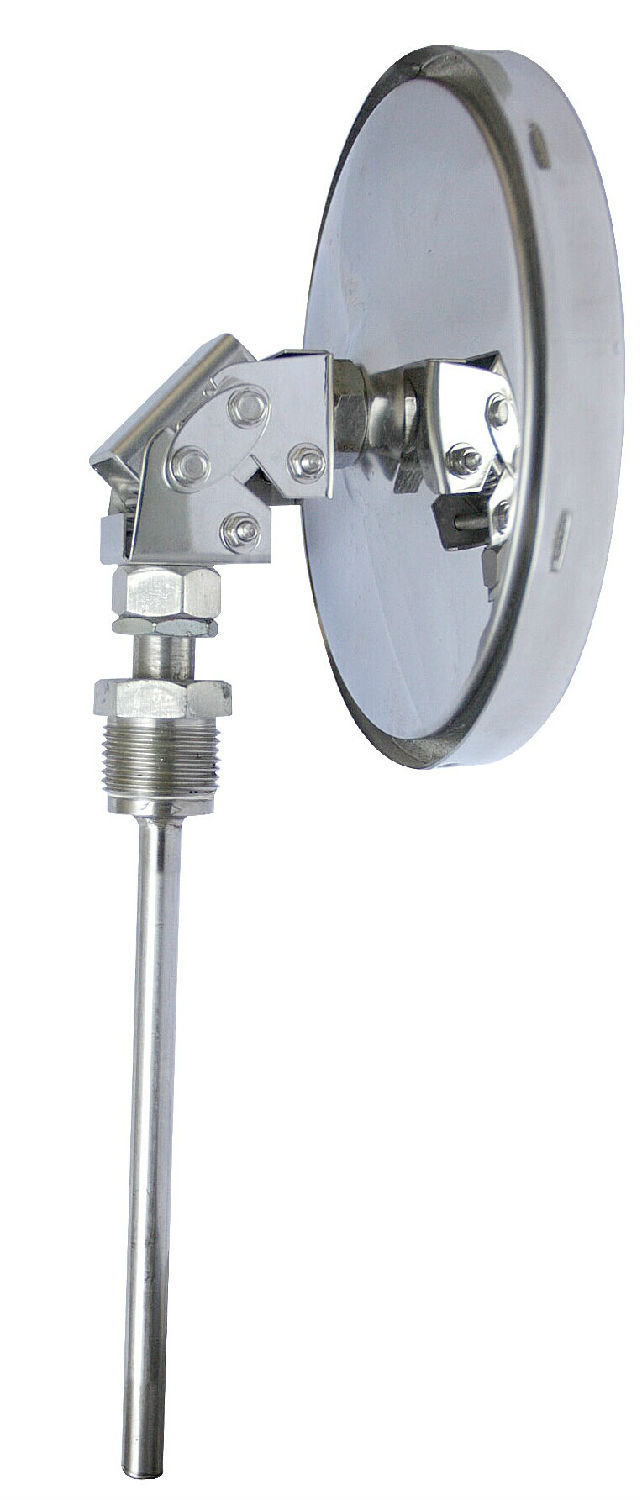 双金属温度计侧面 双金属温度计侧面